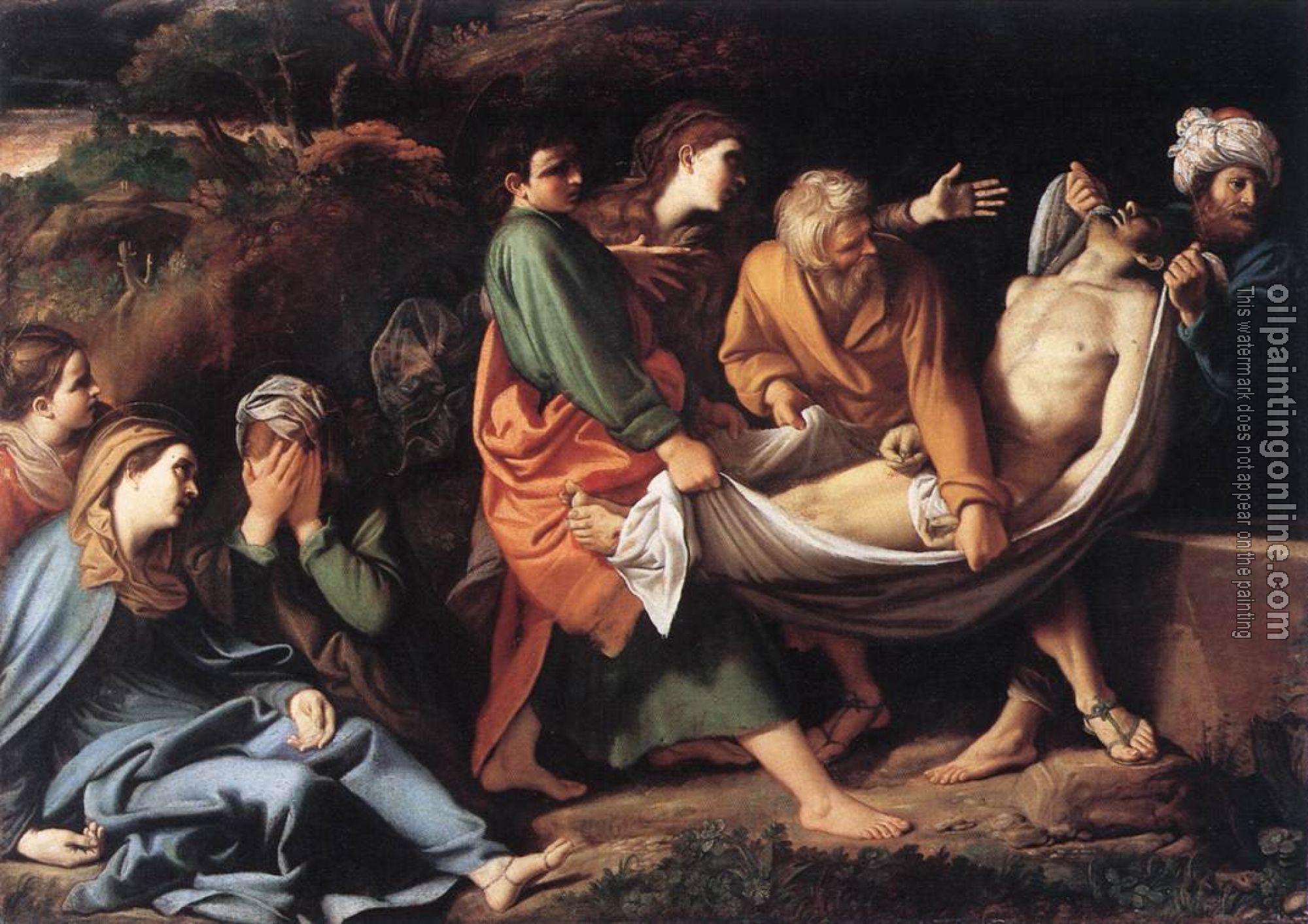 Badalocchio, Sisto - The Entombment of Christ